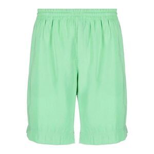 MSGM Men's Relaxed Fit Drawstring Waist Shorts Men GREEN Shirts